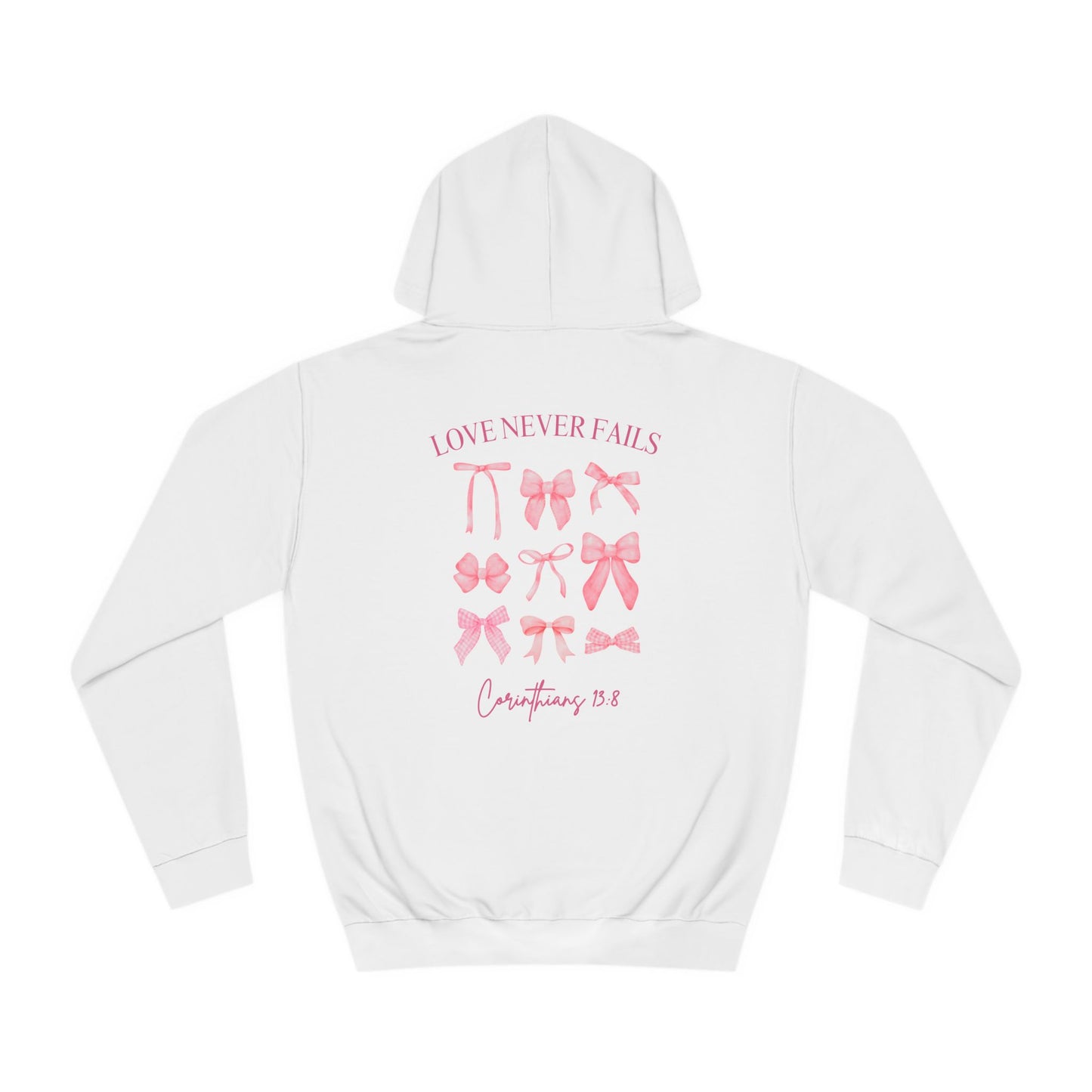 Love Never Fails Coquette Hoodie