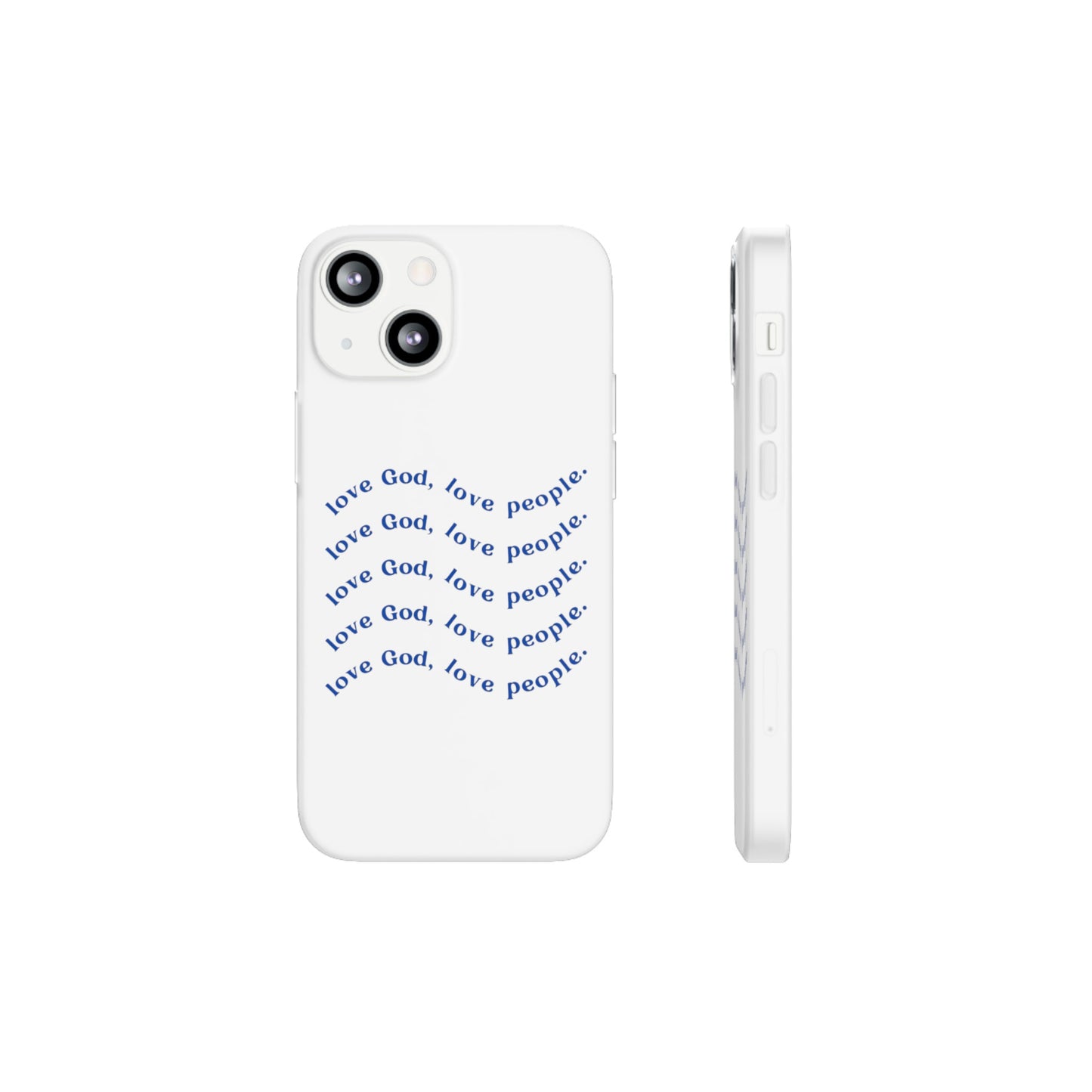 Love God Clear Phone Case