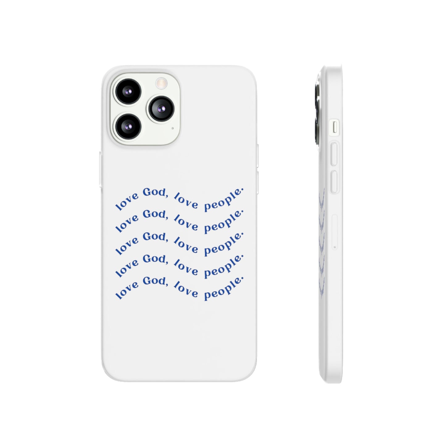 Love God Clear Phone Case