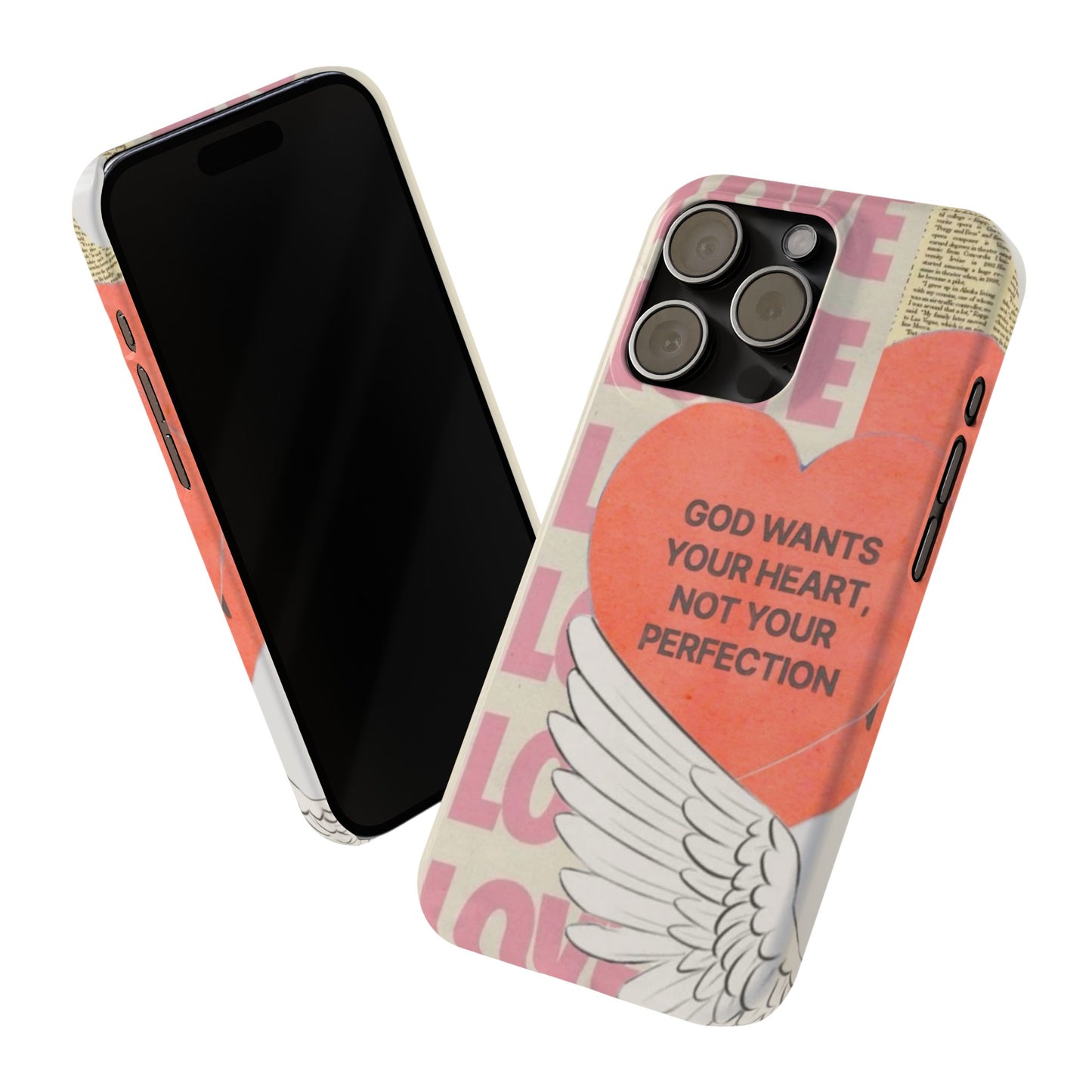 God Wants Your Heart Slim Phone Case