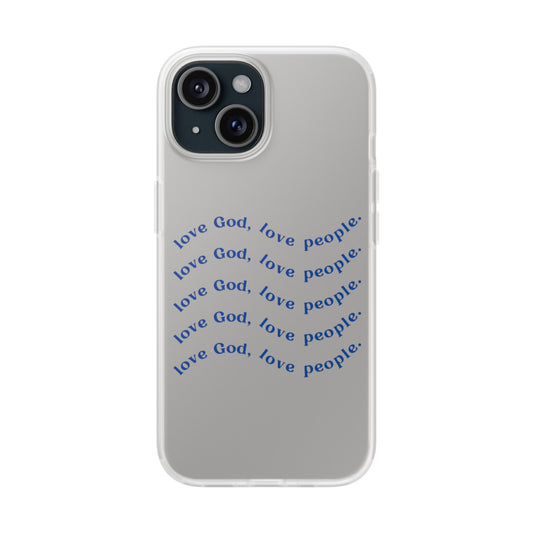 Love God Clear Phone Case