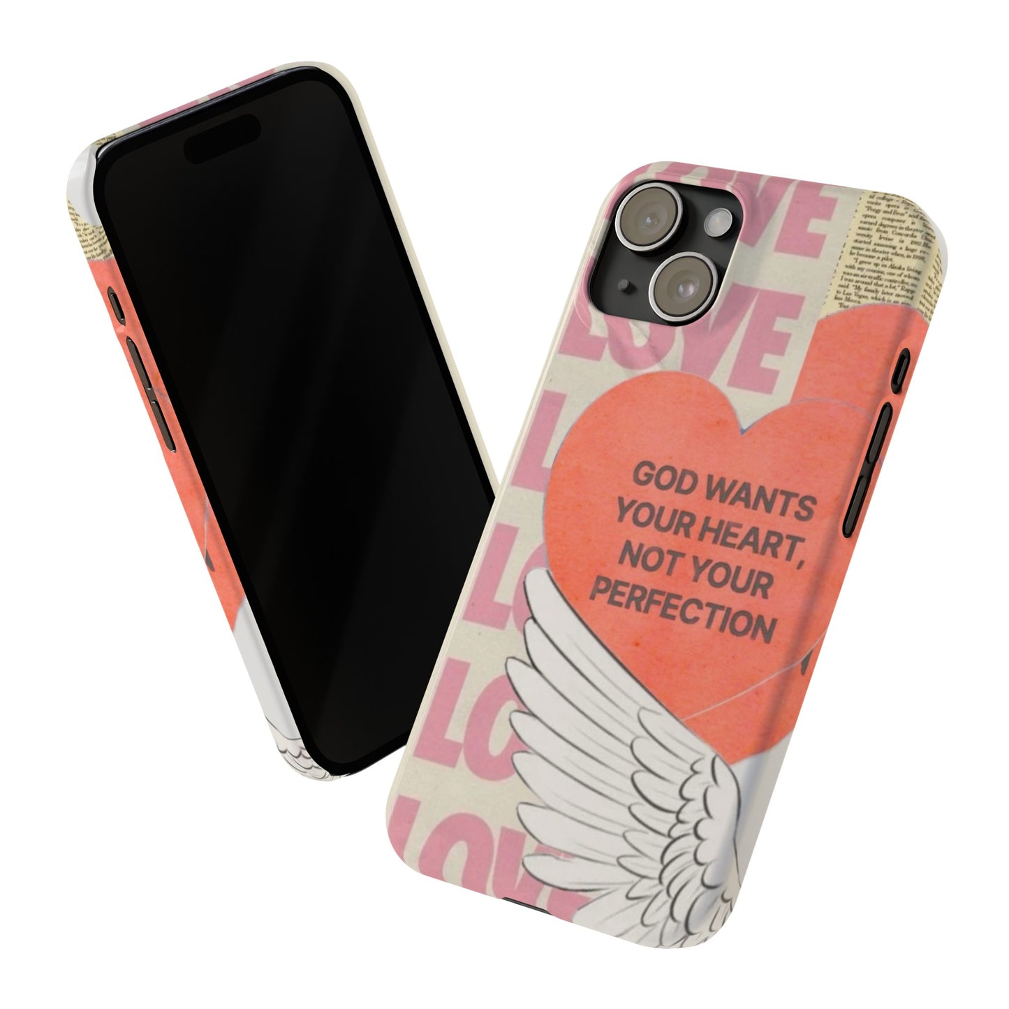 God Wants Your Heart Slim Phone Case