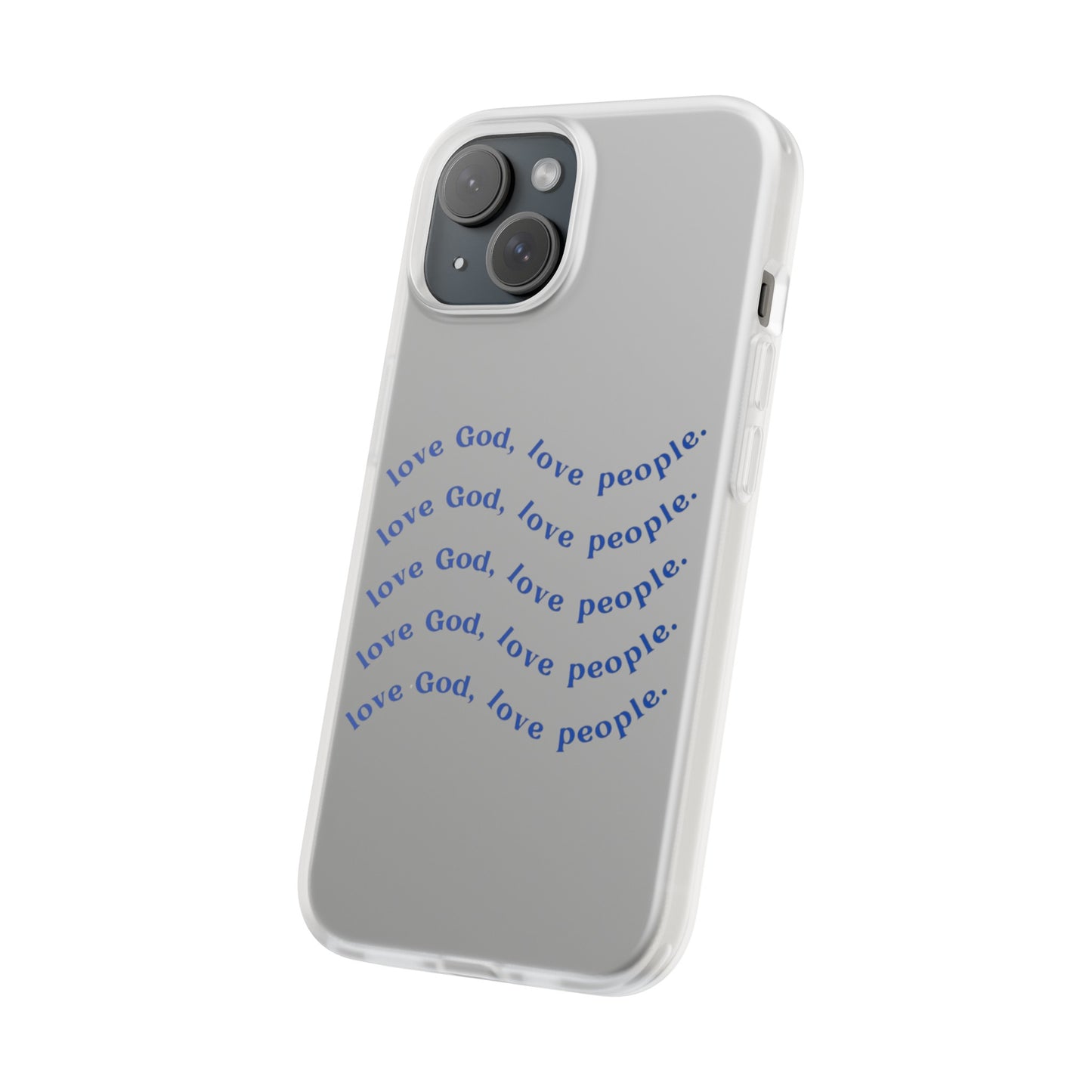 Love God Clear Phone Case