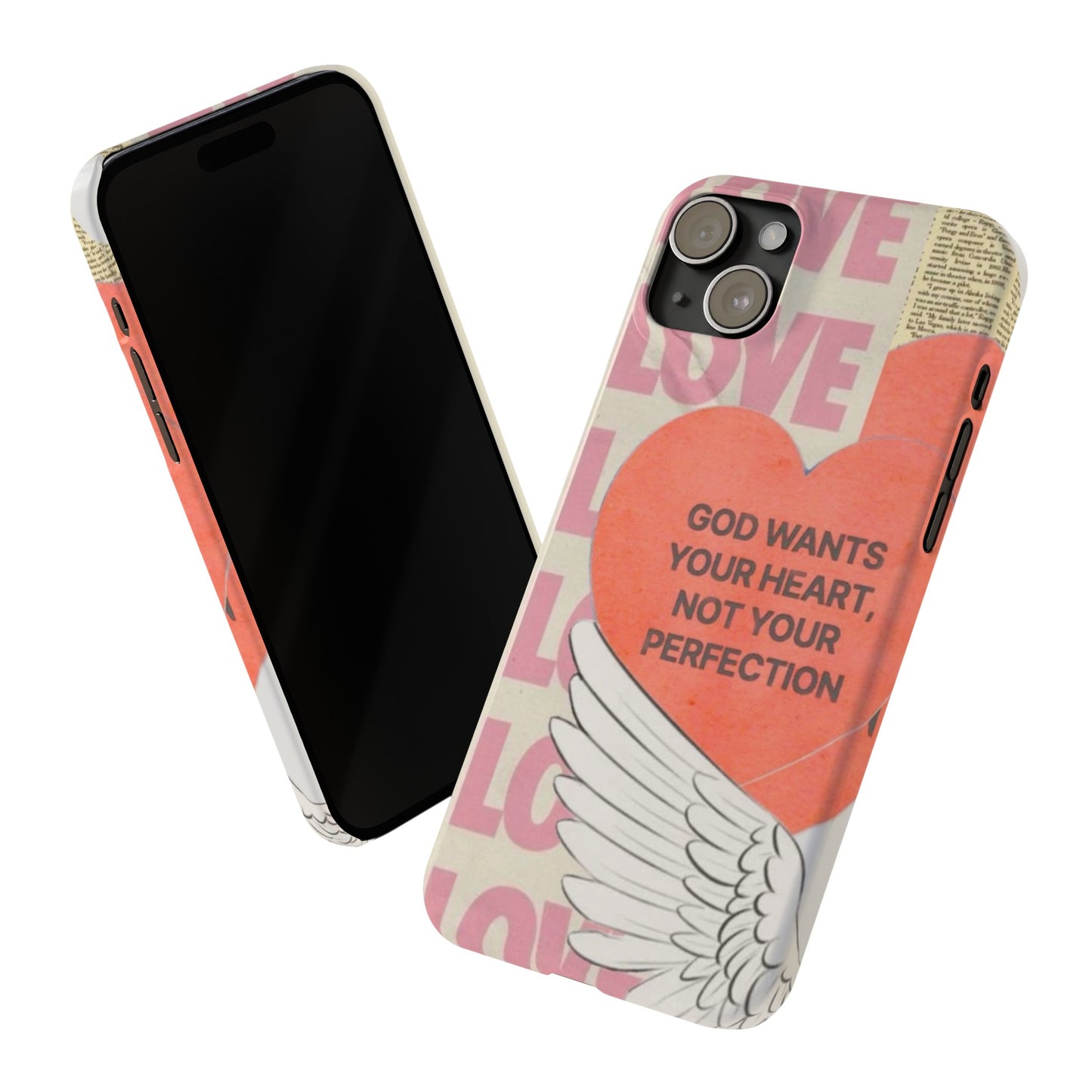 God Wants Your Heart Slim Phone Case