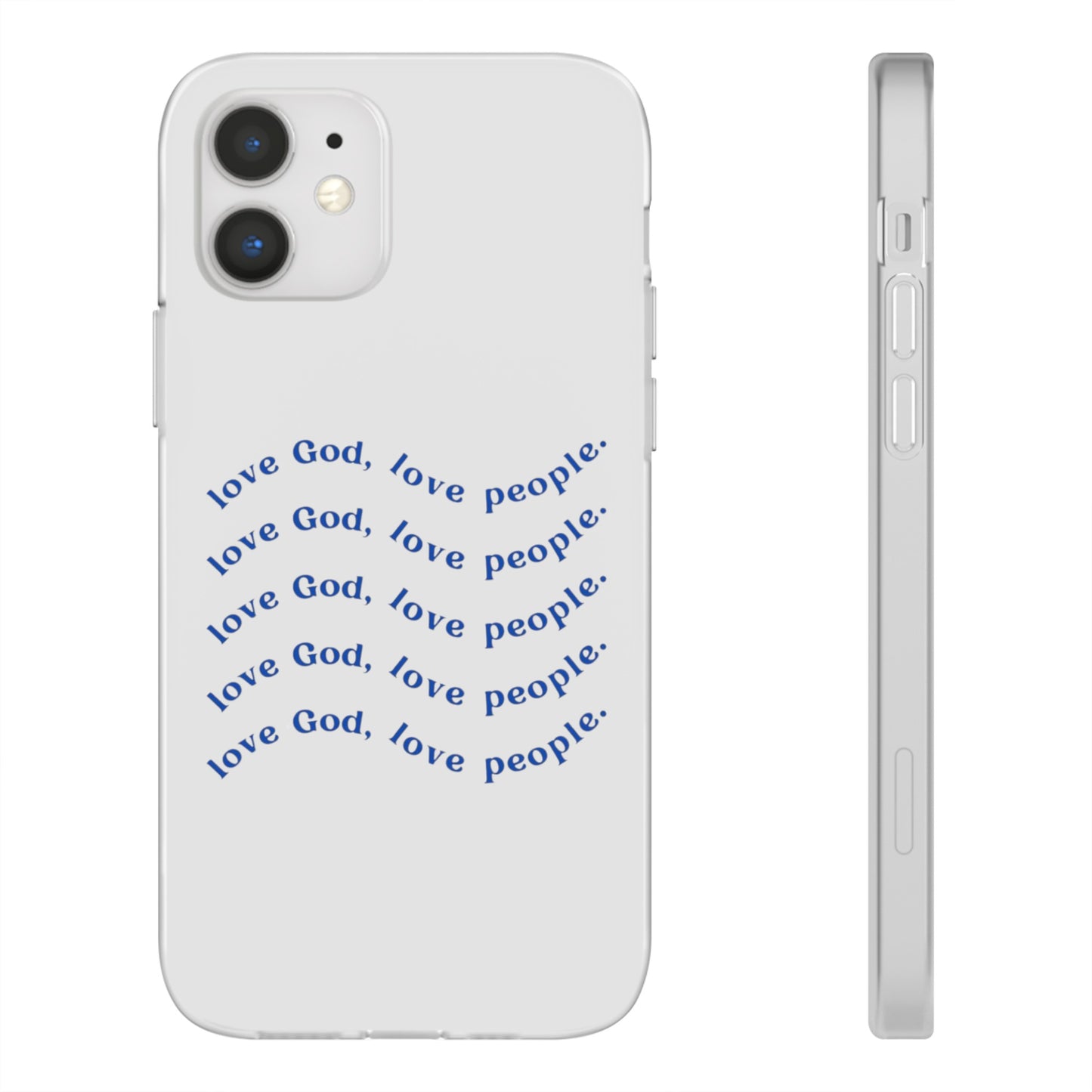 Love God Clear Phone Case