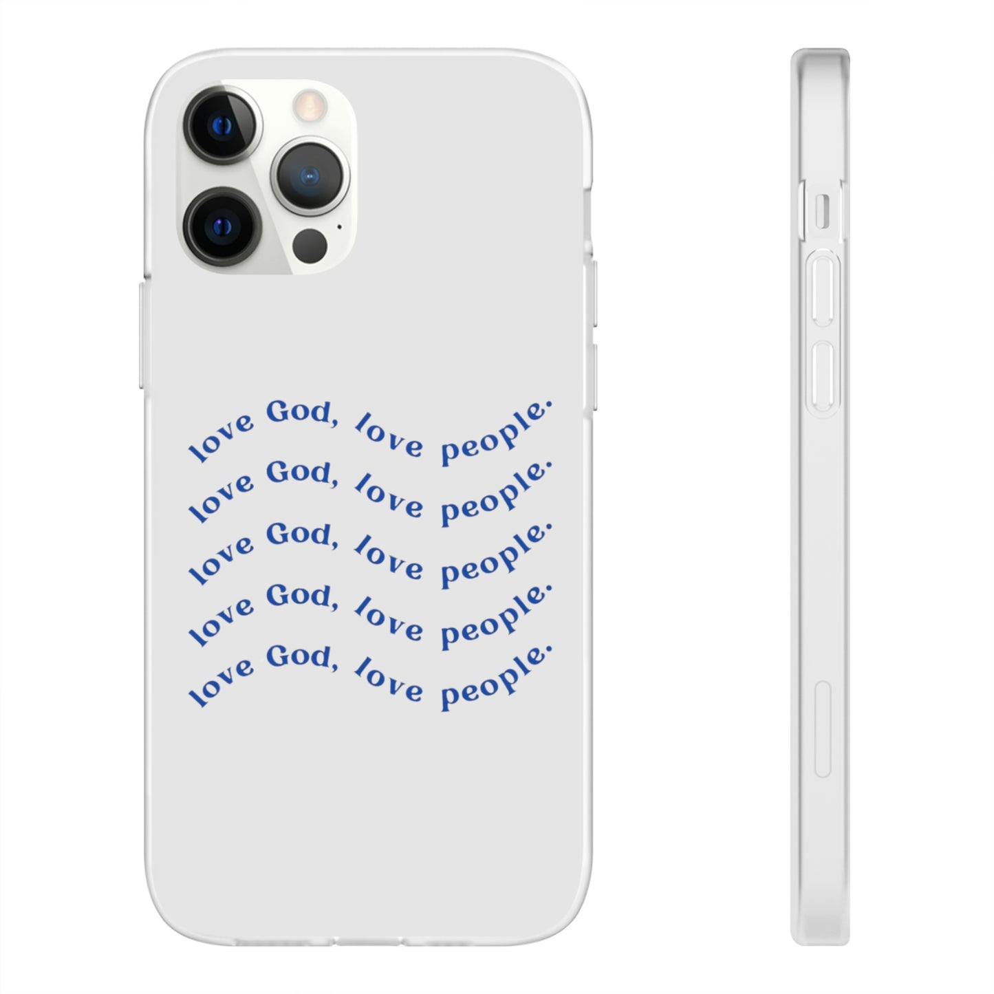 Love God Clear Phone Case