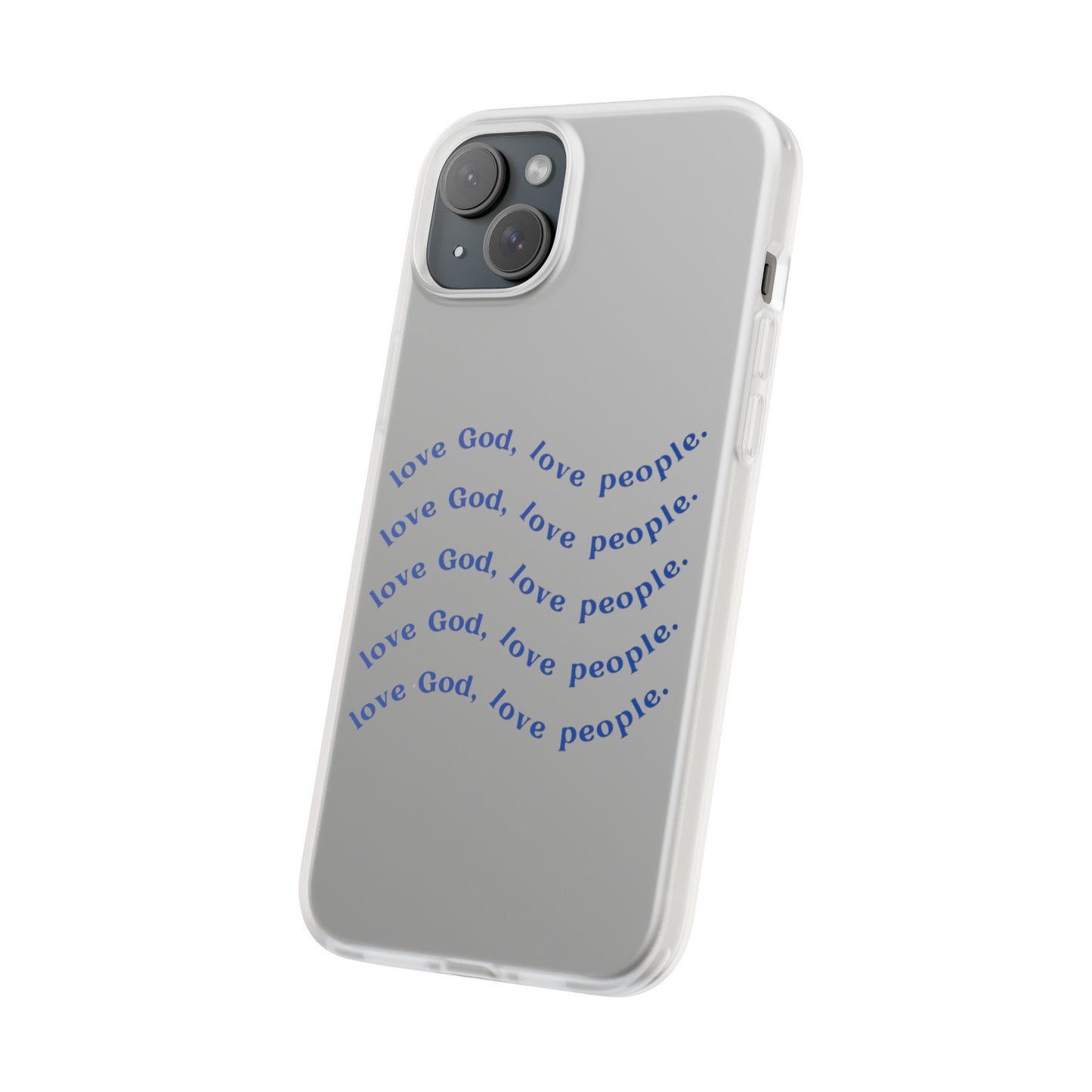 Love God Clear Phone Case