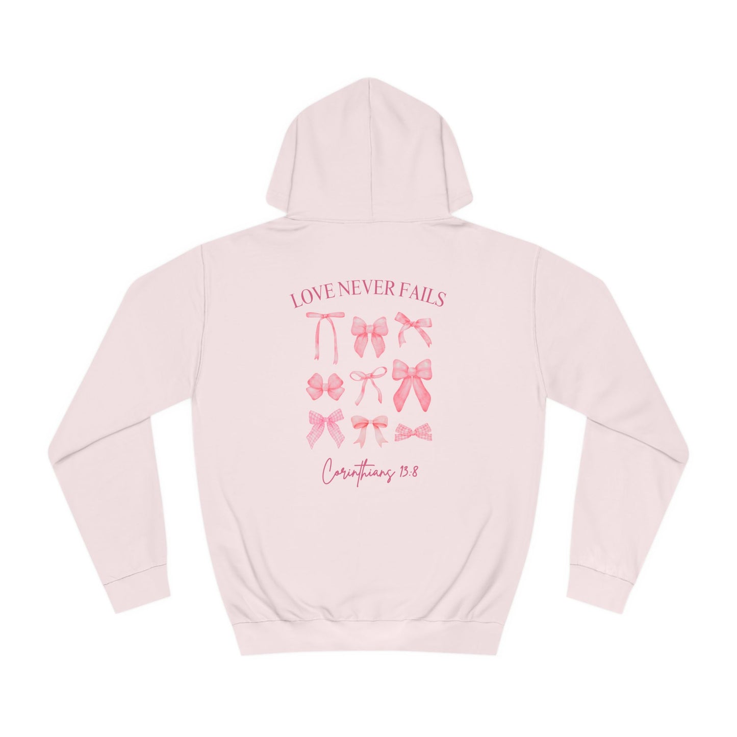 Love Never Fails Coquette Hoodie