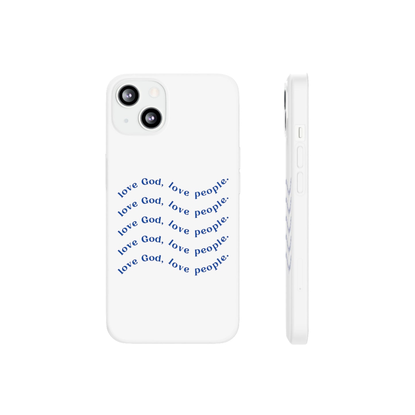 Love God Clear Phone Case